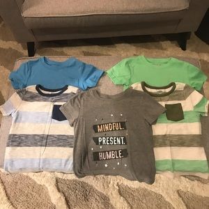 Bundle of 5 FIVE - 4T t shirts